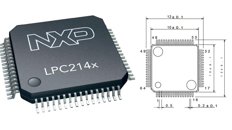 14 pin through-hole DIP IC
