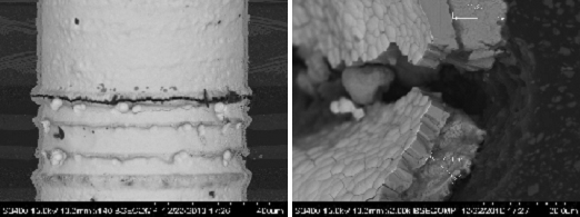 Cracks in Copper Plating within Via Hole Cracks in Copper Plating within Via Holes