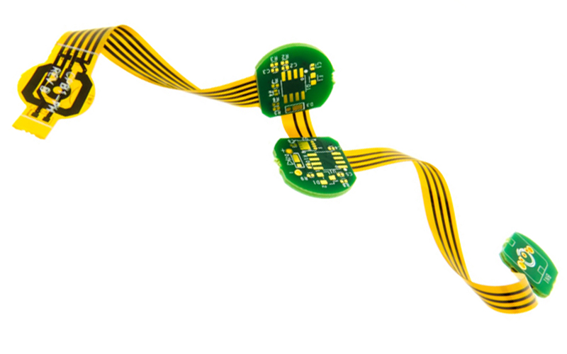 Fully Integrated Rigid Flex-Pcb Without Wiring or Connectors