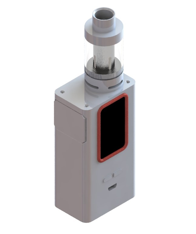 HMI Display of an E-Cigarette Ruggedized Bumper