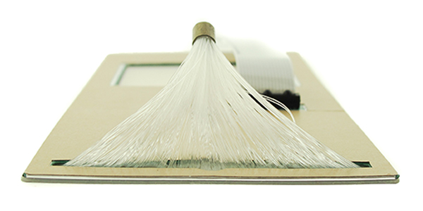 Fiber optic lamp at bundle end and ferrule