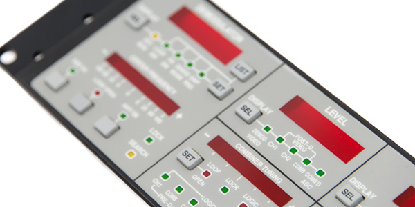 Custom Human-Machine Interface with LED backlighting