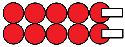 Multi-Row Battery Cells Multi Row Battery Cells