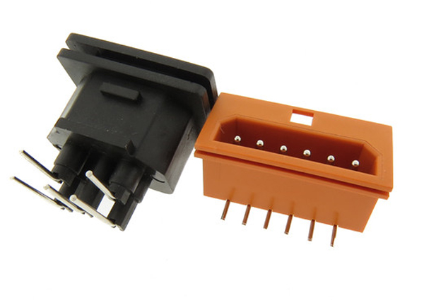 Commercial off-the-shelf cable connectors.