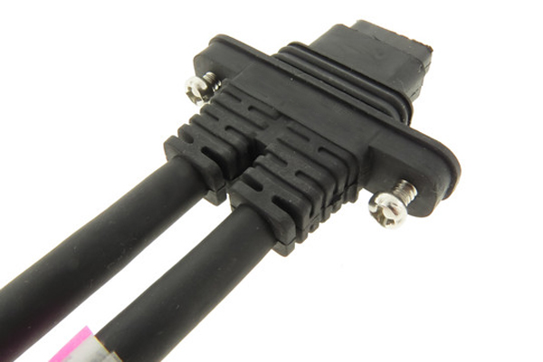 Overmolded Cable Assembly with Fastening Screws