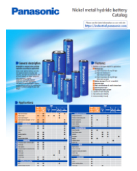 Panasonic - Nickel Metal Hydride Cell Catalog