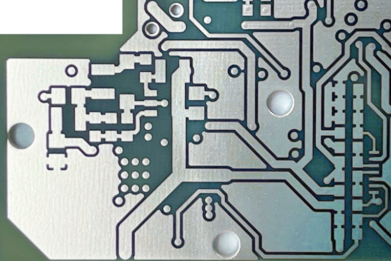 PCB with Copper Plated Shut Vias PCB with Copper Plated Shut Vias