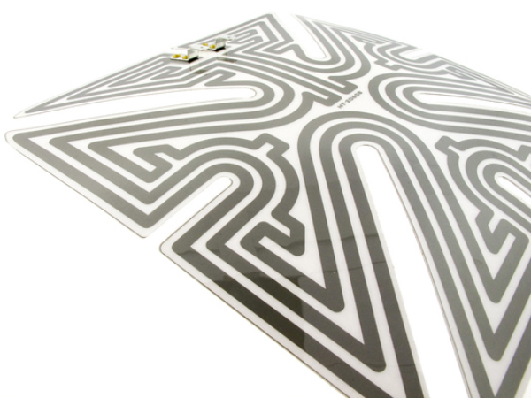 Polyester flexible heater
