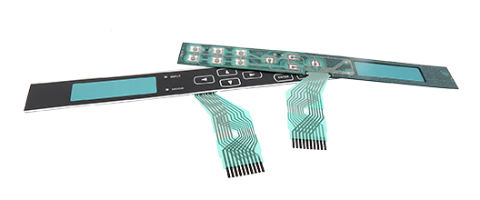 Screen Printed Polyester Membrane Switch with Silver Conductive Ink