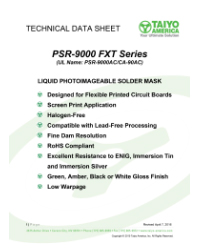 Taiyo America - PSR-9000 FXT Series Taiyo America - PSR-9000 FXT Series