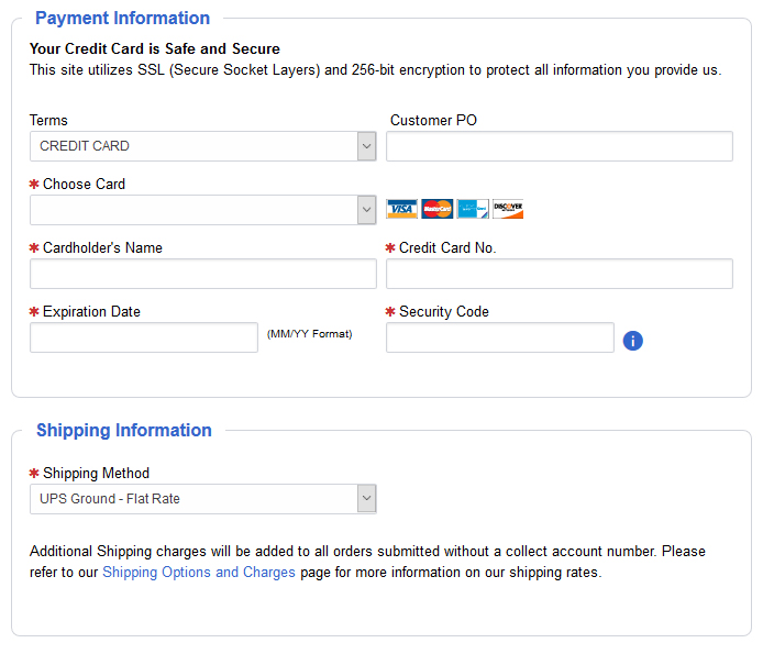 InstantPCBQuote - Order Submit Screen Shot InstantPCBQuote - Order Submit Screen Shot