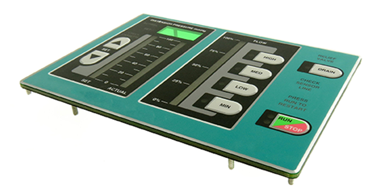 Medical device user interface utilizing lighting technologies.