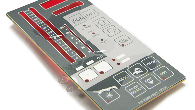 Example of a Water Resistant User Interface Assembly Example of a Water Resistant User Interface Assembly